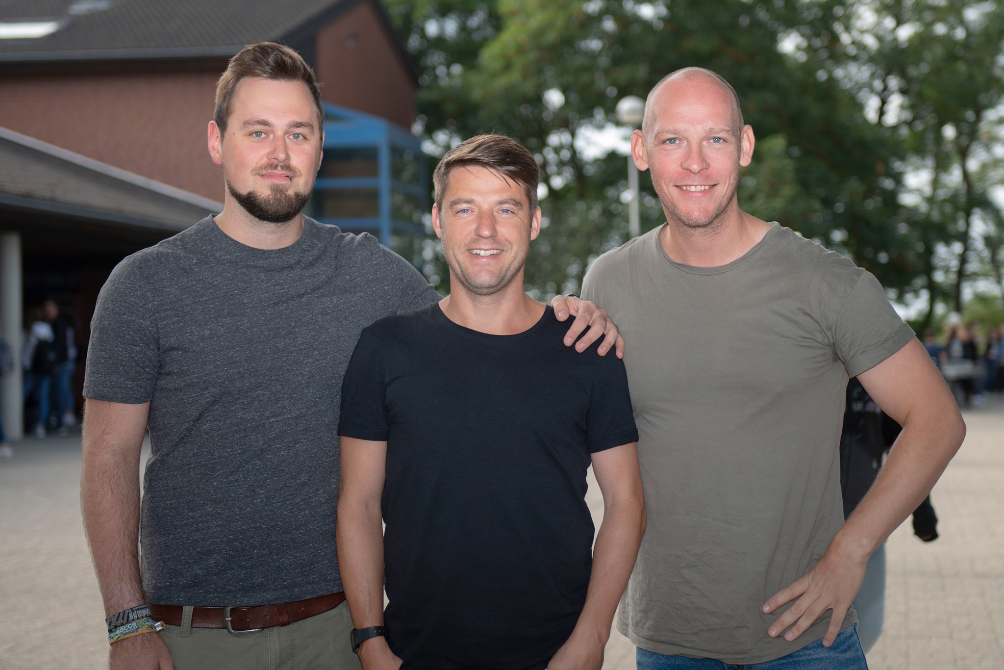 Christian Tetz, Arian Berkigt und Ulf Albeck
