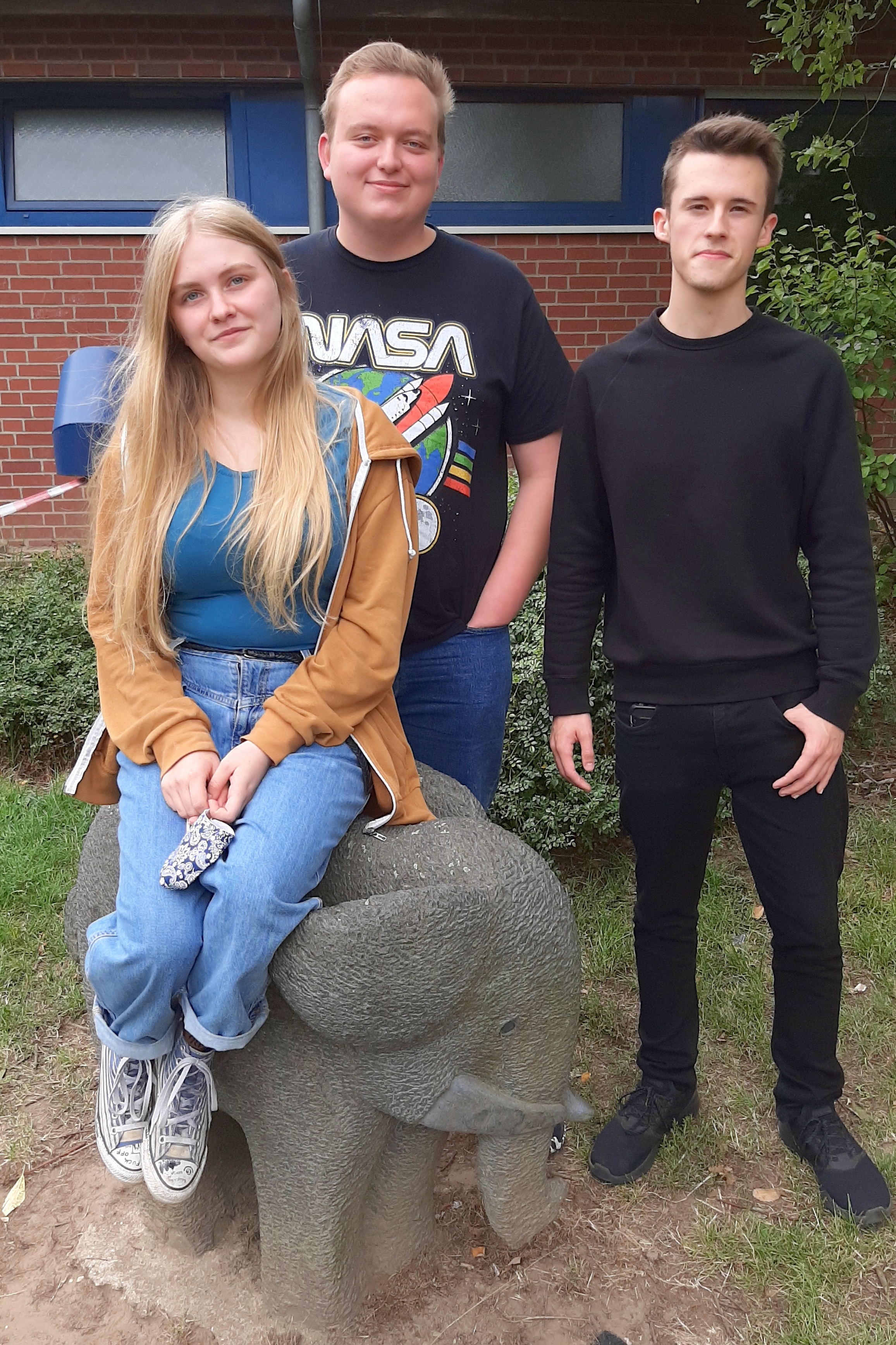 Luna Ongaro, Nick Hess und Felix Niemann
