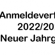 Anmeldeverfahren Neue 5 2022/2023