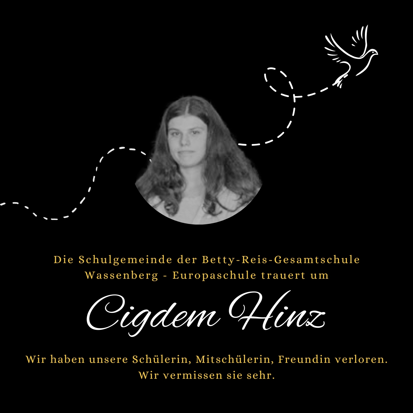 Trauer um Cigdem Hinz