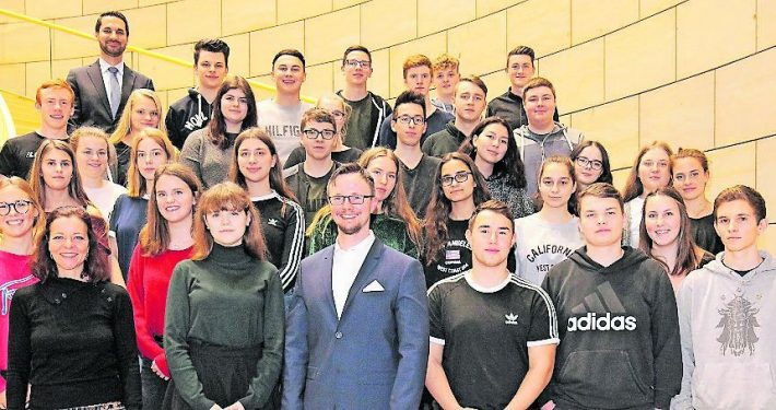 Besuch im Landtag NRW (Foto: Alexander Rosenstein)